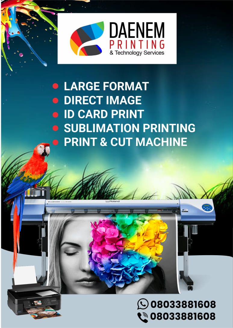 Large format printing equipment