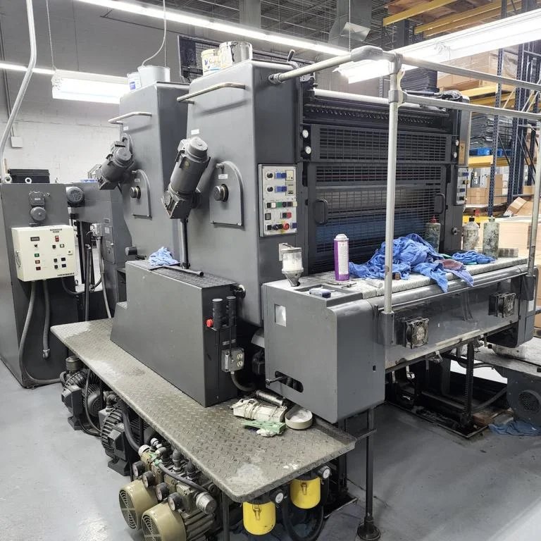 Commercial offset printing press